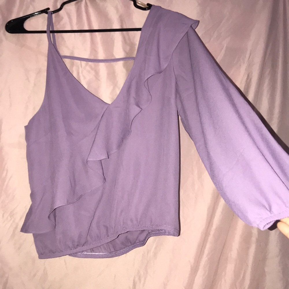 Purple long sleeeve top from Rue 21